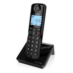 Ασύρματο Ψηφιακό Τηλέφωνο Alcatel S250 Duo Μαύρο με Δυνατότητα Αποκλεισμού Κλήσεων Μαύρο