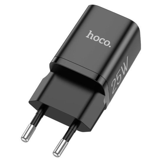 Φορτιστής Ταξιδίου Hoco N19 Rigorous PD25W με Fast Charging 25W USB-C Μαύρο