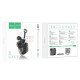 Wireless Hands Free Hoco EW15 Clear Explore Edition V5.1 με Πλήκτρο Αφής και Εναλλαγή Εναλλαγή Master/Slave, Μαύρο