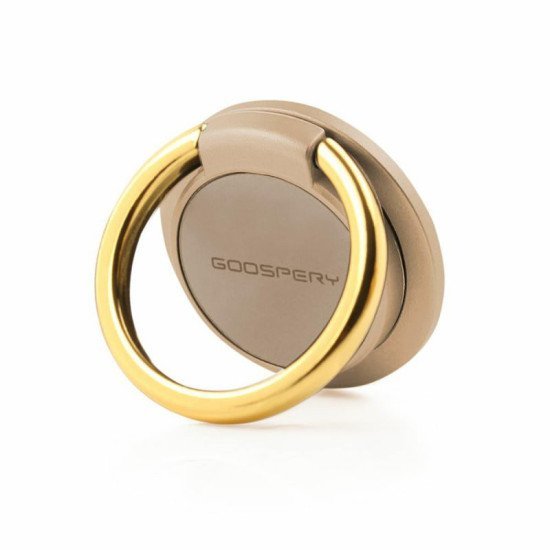 Βάση Στήριξης Δαχτυλίδι Goospery Ring για Κινητά Τηλέφωνα Χρυσό