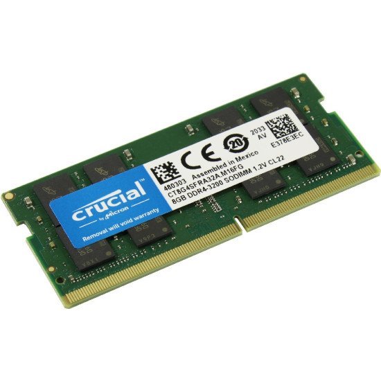 Μνήμη RAM Crucial SO-DIMM 8GB DDR4 3200MHz CL22 CT8G4SFRA32A