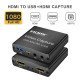Audio και Video Capture Card Ancus HDMI HD 1080p με δυνατότητα ταυτόχρονης προβολής και καταγραφής με USB