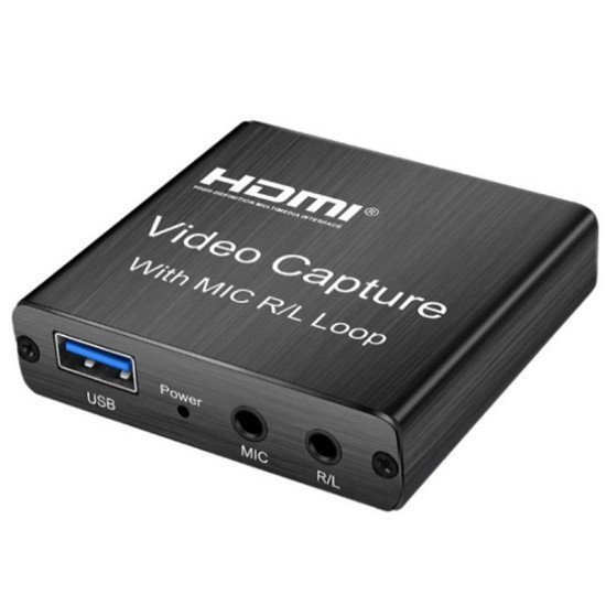 Audio και Video Capture Card Ancus HDMI HD 1080p με δυνατότητα ταυτόχρονης προβολής και καταγραφής με USB