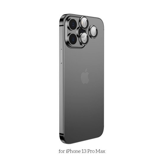 Προστασία Κάμερας Hoco 3D Metal για Apple iPhone 13 Pro / iPhone 13 Pro Max Μαύρο