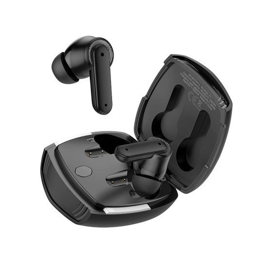 Wireless Hands Free Hoco EW13 Magic Flow TWS V5.1 με Πλήκτρο Αφής και Noise Cancellation Μαύρο