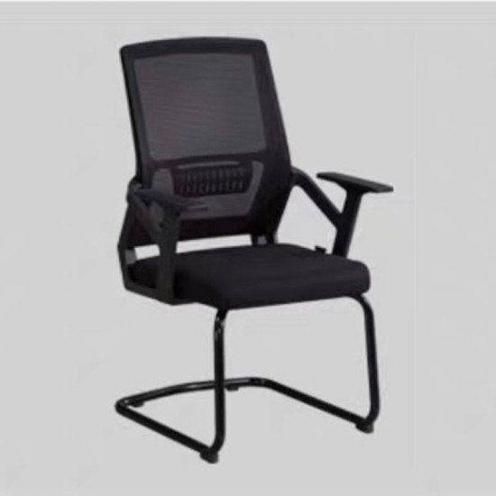Καρέκλα Επισκέπτη BS-2108 60x41x60 με Μπράτσα  Μαύρη