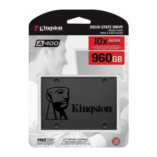 Σκληρός Δίσκος Kingston SA400S37/960G A400 2.5" SATA III 960GB SSD