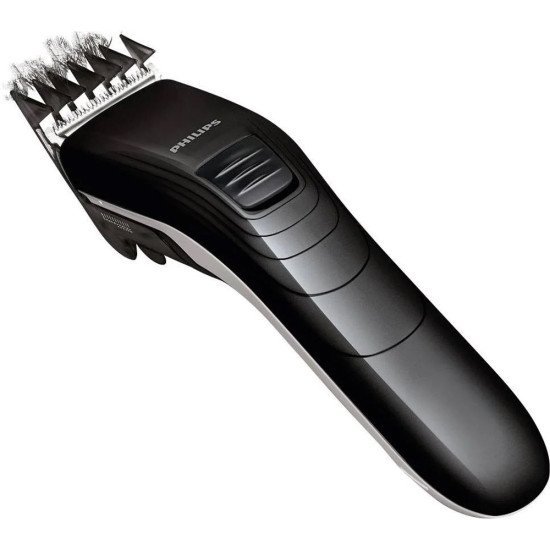 Κουρευτική Μηχανή Ρεύματος Philips Family Hair Clipper QC5115/15 Μαύρη