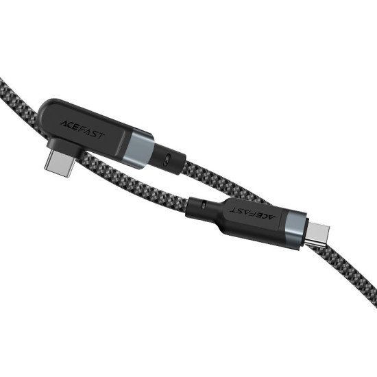 Καλώδιο σύνδεσης Acefast C5-03 USB-C σε USB-C Braided 5A 100W 2m Γκρι