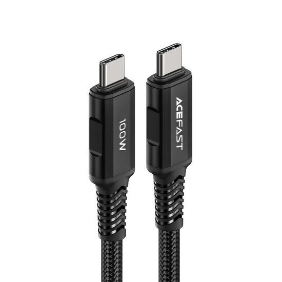 Καλώδιο σύνδεσης Acefast C4-03 USB-C σε USB-C Braided 5.0A 100W 2m Μαύρο