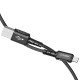 Καλώδιο σύνδεσης Acefast C1-02 USB-A σε Lightning Braided 2.4A Apple Certified MFI 1.2m Μαύρο