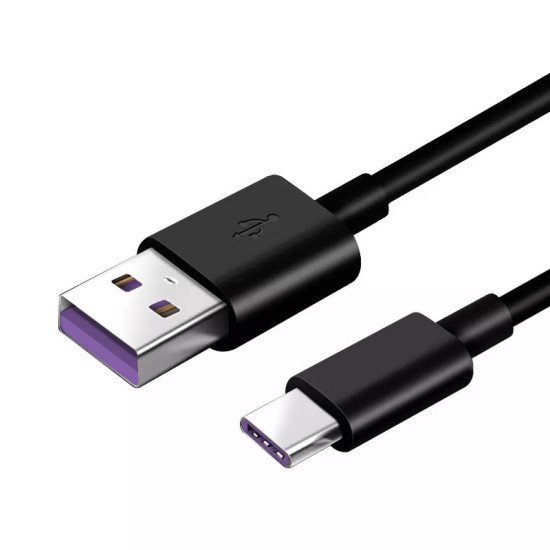 Καλώδιο σύνδεσης Ancus HiConnect USB σε USB-C 5A  Μαύρο 2m