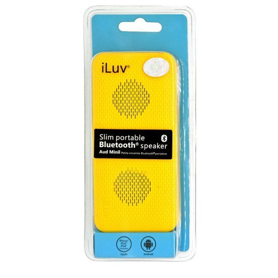 Φορητό Ηχείο Slim Bluetooth iLuv Aud Mini  Κίτρινο