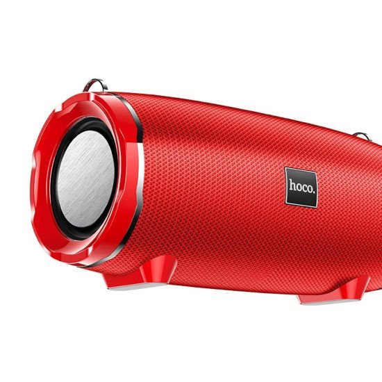 Φορητό Ηχείο Wireless Hoco HC5 Cool Enjoy Κόκκινο BT V5.0 2x15W, 3600mAh, FM, USB, 3.5mm, Micro SD