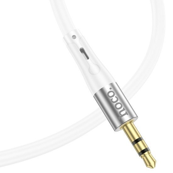 Καλώδιο σύνδεσης Ήχου Hoco UPA22 Lightning σε 3.5mm Αρσενικό Λευκό 1m