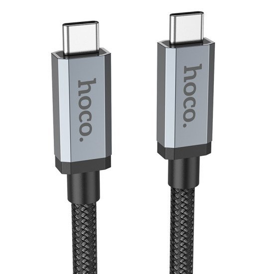 Καλώδιο Hoco US06 USB-C σε USB-C 3.2 4K 60Hz HD 20Gbps PD100W 20V/5A 1μ. Μαύρο