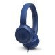 Ακουστικά Stereo On-ear JBL Tune 500 3.5mm Pure Bass Sound με Μικρόφωνο JBLT500BLU Μπλε