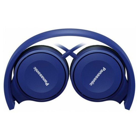 Ακουστικά Panasonic RP-HF100E-A 3.5mm Αναδίπλωσης Μπλε + Δώρο Ακουστικά Panasonic In-ear RP-HJΕ100E-D 3.5mm Πορτοκαλί Χωρίς Μικρόφωνο