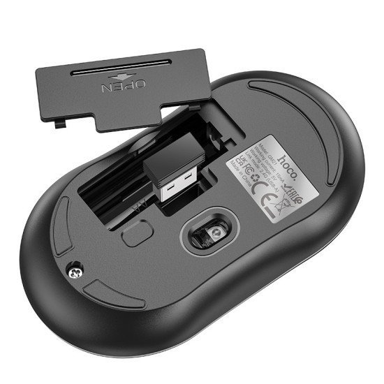 Ασύρματο Ποντίκι Hoco GM21 Platinum 1600dpi 2.4GHz Μαύρο