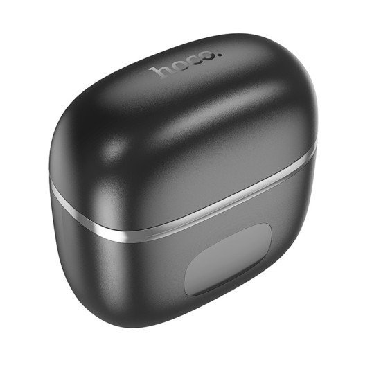 Wireless Headset Hoco EQ1 Music Guide TWS V5.3 με Πλήκτρο Ελέγχου Συμβατό με Siri και LED Ένδειξη Μαύρο