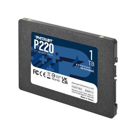 Σκληρός Δίσκος Patriot P220 2.5'' SATA 3 1TB SSD