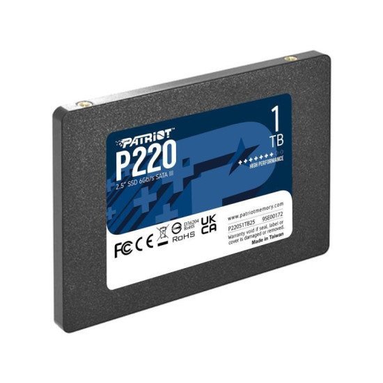 Σκληρός Δίσκος Patriot P220 2.5'' SATA 3 1TB SSD