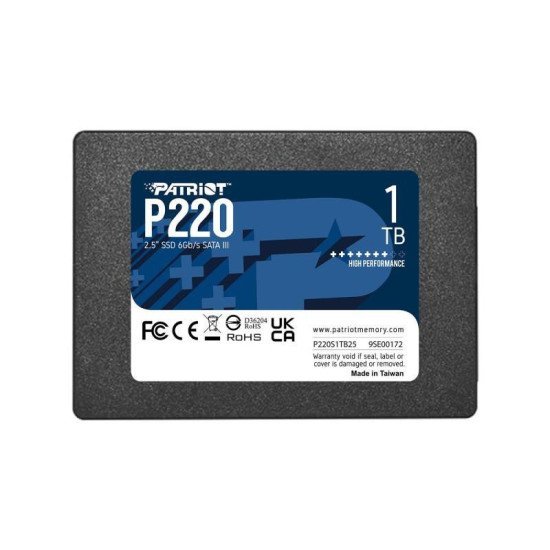 Σκληρός Δίσκος Patriot P220 2.5'' SATA 3 1TB SSD