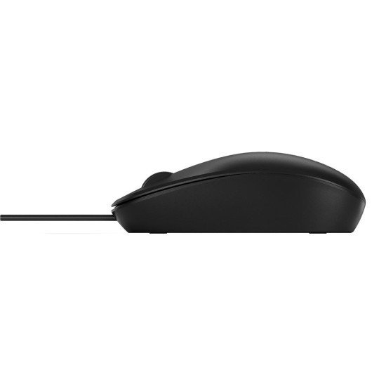 Ενσύρματο Ποντίκι HP125 3 Πλήκτρων 1200 DPI Plug&Play Μαύρο (11,2 x 6,3 x 3,6 cm)